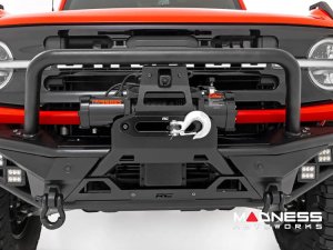 Ford Bronco Front Camera Relocation Bracket - Rough Country - Hawes Fairlead